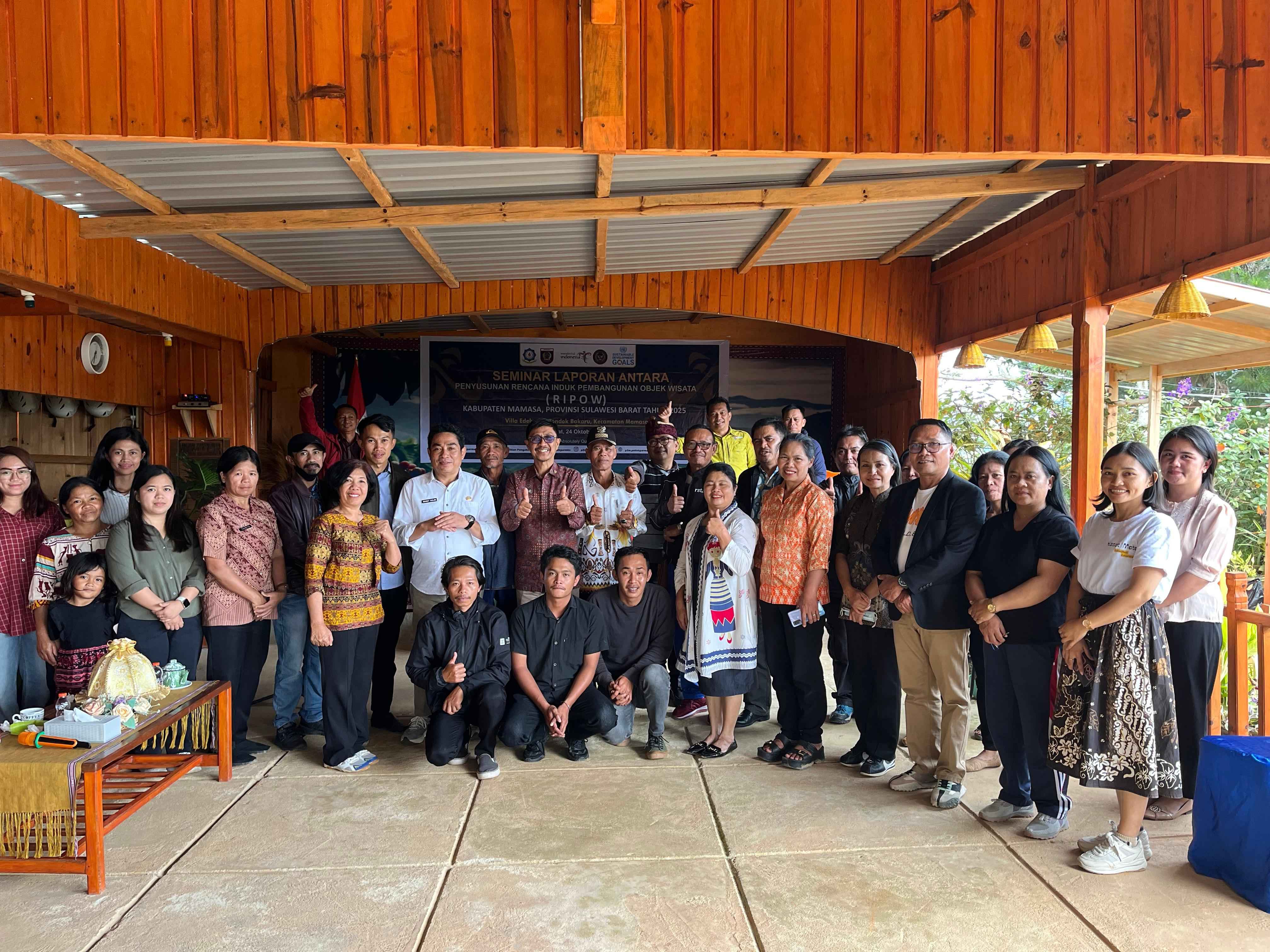 SEMINAR LAPORAN ANTARA PENYUSUNAN RENCANA INDUK PEMBANGUNAN OBJEK WISATA